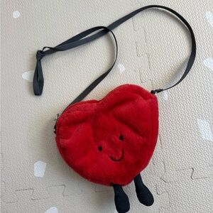 Jellycat Red Heart Kids Bag